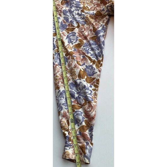 Vintage Evan Picone Vintage Women's Sz 12 Floral Button Up Blouse Long Sleeve - Picture 5 of 11